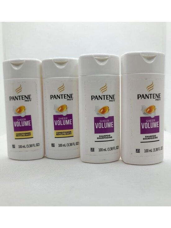 Pantene Pro-V Other - Lot of 4 Pantene Pro-V Sheer Volume Shampoo & Conditioner Travel Sz 3.38 Oz NEW